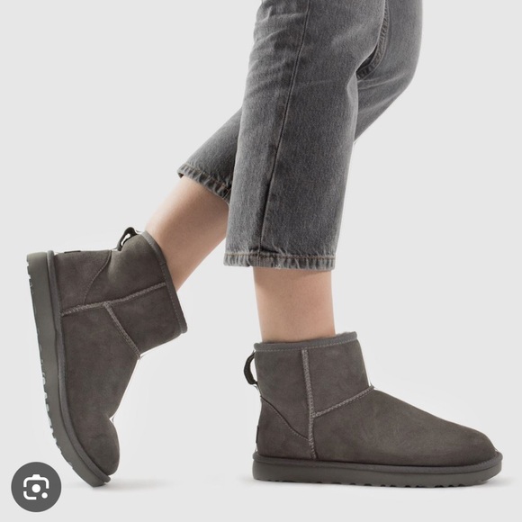 UGG Shoes - Grey UGG mini boots
